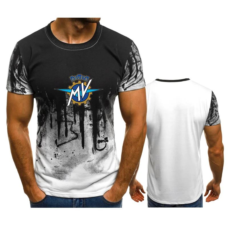 

Футболка спортивная повседневная с круглым вырезом и короткими рукавами