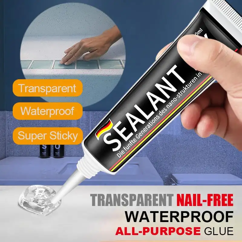 

Transparent Nail-free Waterproof Glue Strong Adhesive Sealant Welding Flux Fix Glue Glass Metal Ceramic Adhesive Super Glue
