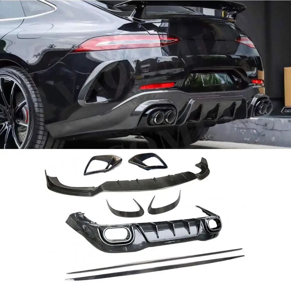 Карбоновый передний бампер VACOMUL вентиляционное отверстие задний диффузор