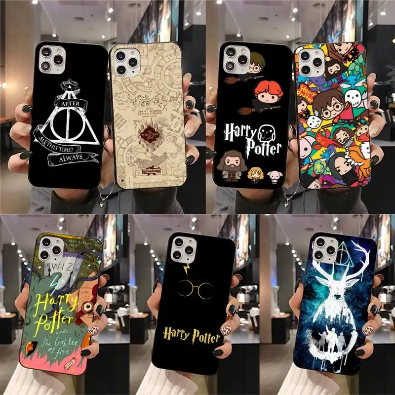 Чехол для телефона с мультяшным фильмом Гарри Поттер iphone 13 12 11 Pro Mini XS Max 8 7 Plus X SE 2020