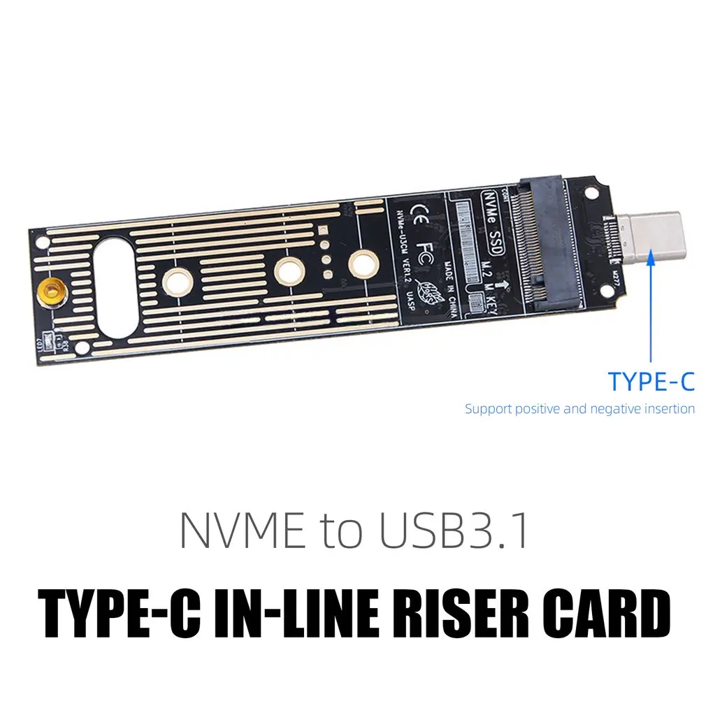 Фото Внутренняя карта-конвертер PCI-E в USB-A 3.0, адаптер M.2 NVME SSD в USB 3.1, 10 Гбит/с USB 3.1 Gen 2 для Samsung 970 960/для Intel, НОВИНКА №1