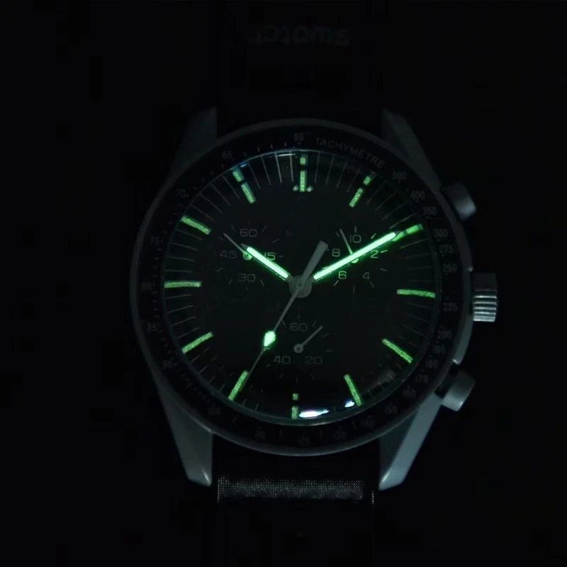 Popular Co-Branded Watches Moon Watch Male Luxury Couple Nylon Mercury James Master Mission Saturn Planet Watch Timing AAA Clock