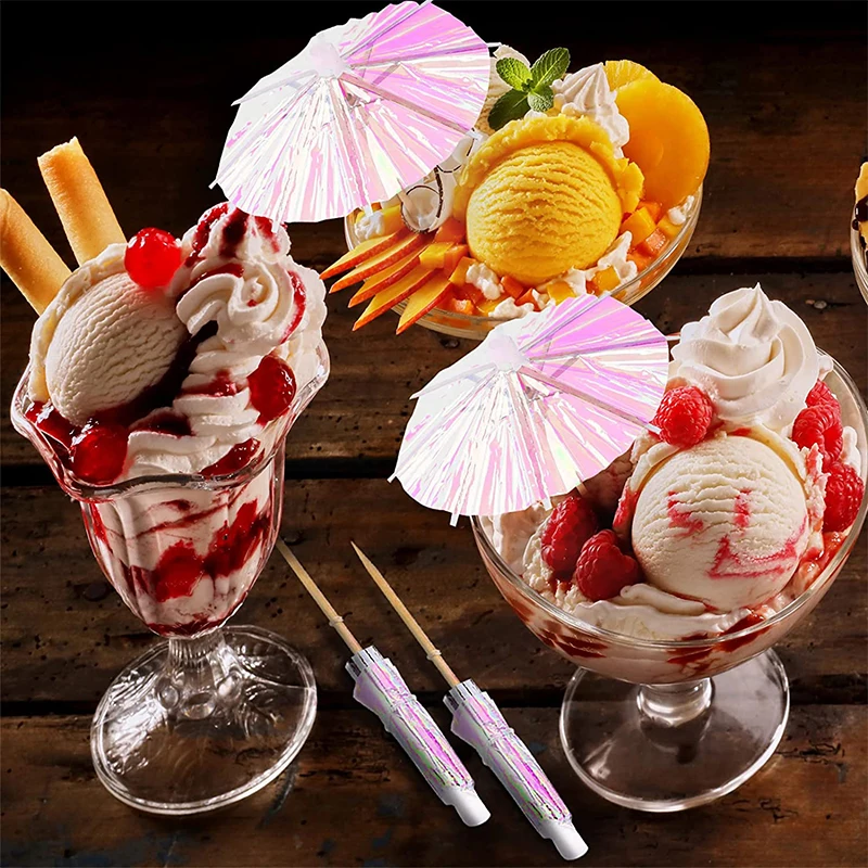 10 шт. декоративные зубочистки Коктейльные зонтики