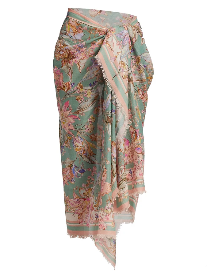 Комплект бикини с цветочным принтом новинка 2023 купальник летний женский модный и