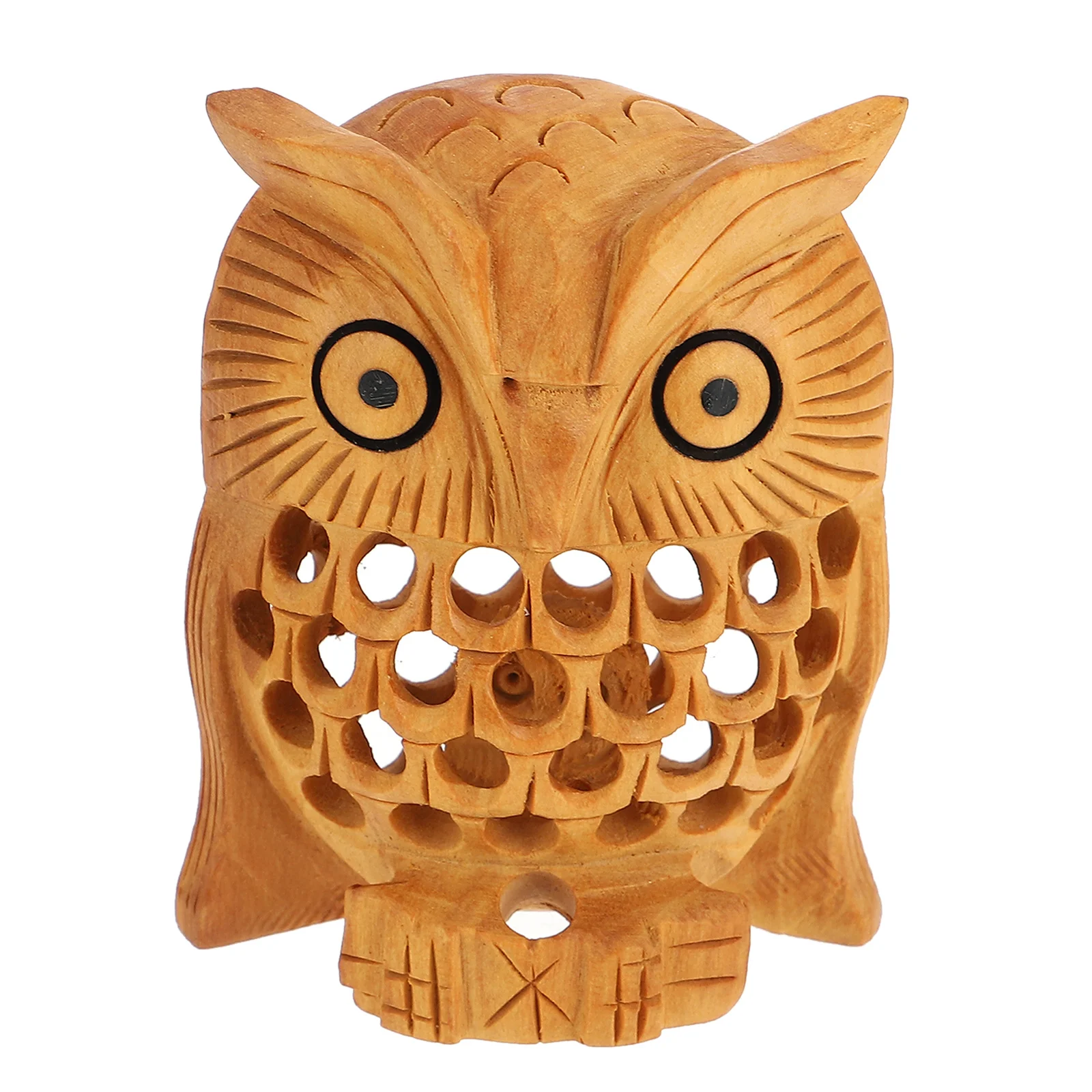 

Engraved Animal Statue Desk Topper Decorative Owl Figurines Wildlife Bird Statue Dining Room Table Decor