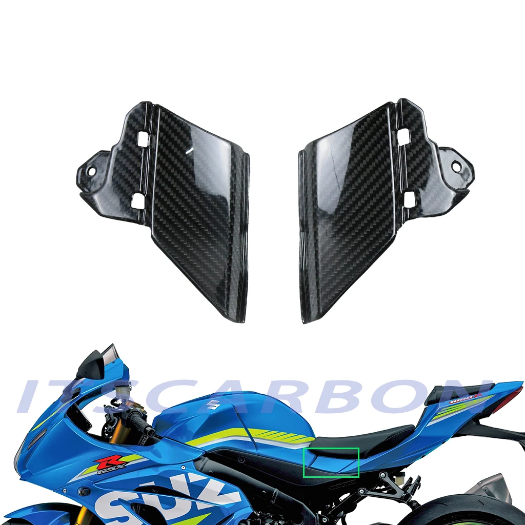 

For Suzuki GSXR GSX-R 1000 2017 2018 2019 - 2022 3k Carbon Fiber Motorcycle Accessories Seat Side panels Fairings