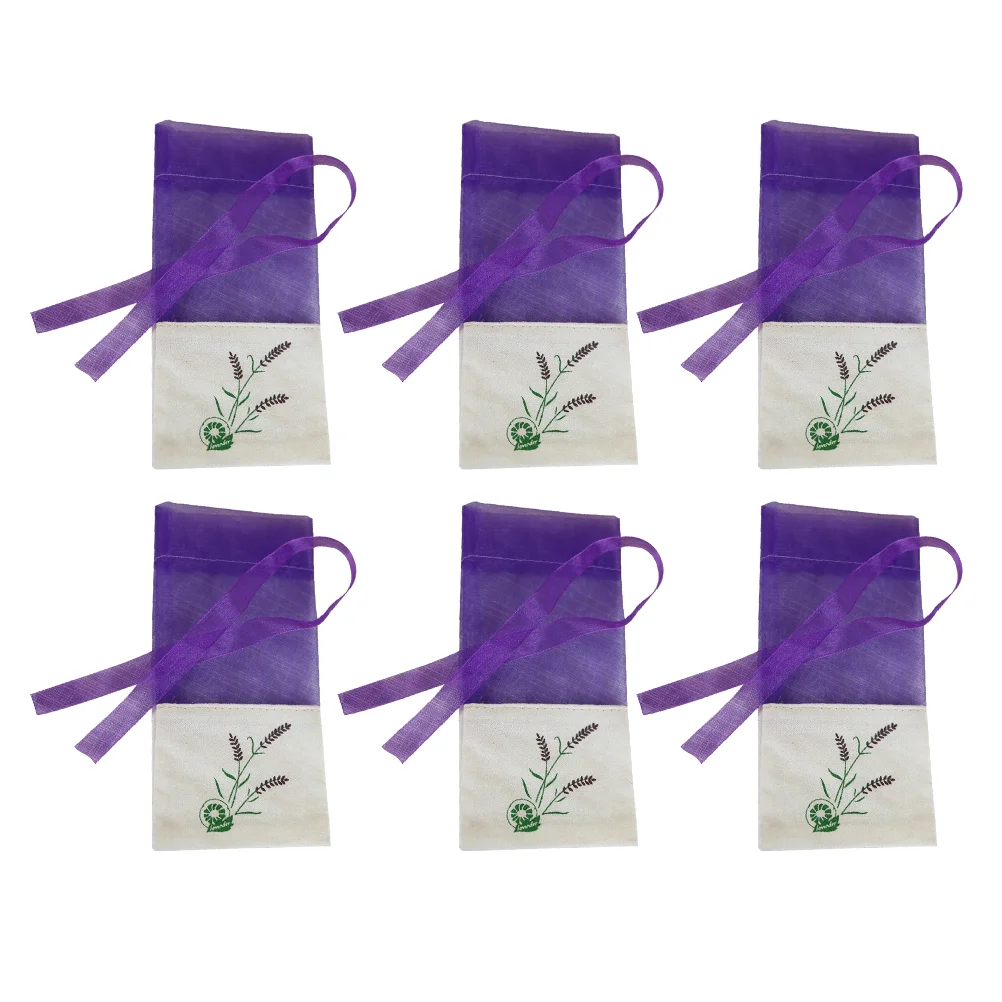 

6 Pcs Lavender Sachets Empty Bags Drawer Scented Sachets Dried Lavender Sachets Car