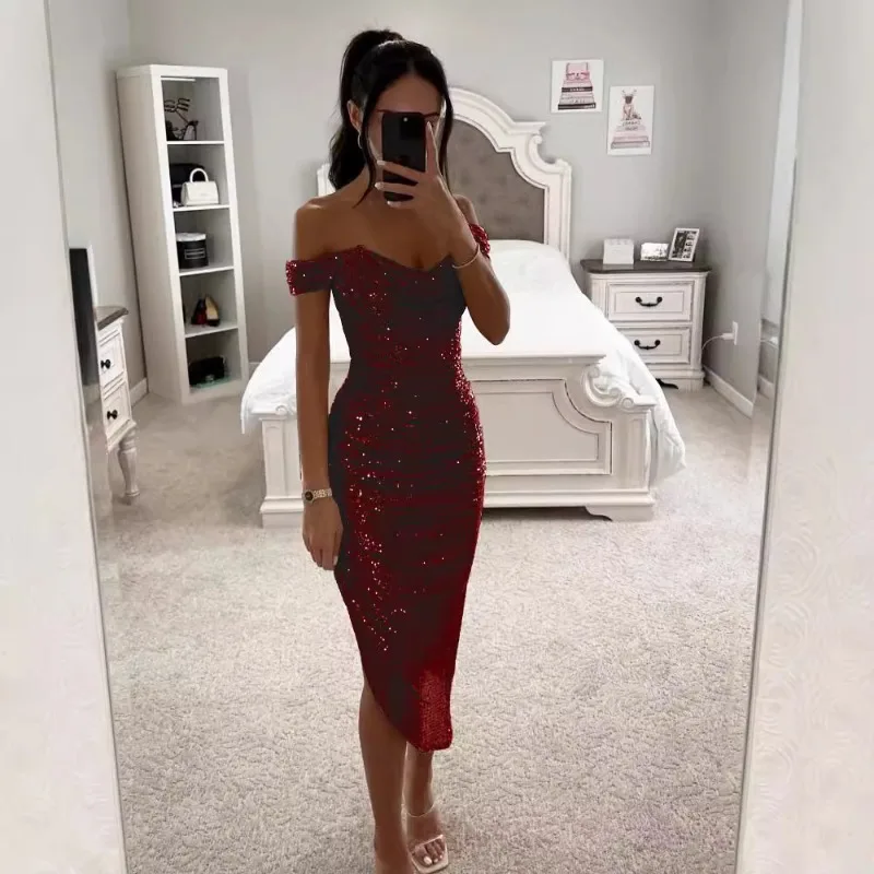 Женские макси-платья из полиэстера и хлопка