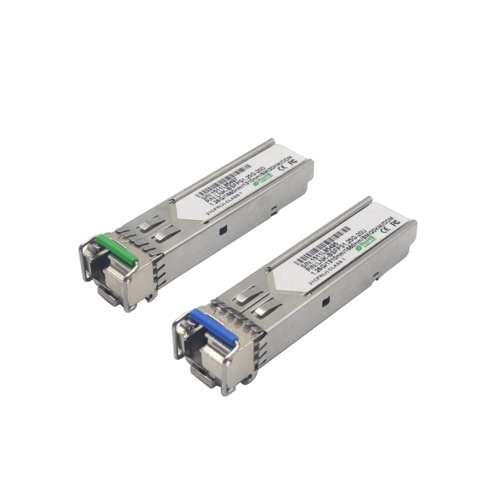 

1,25G BIDI SFP модуль 40KM LC волоконно-оптический трансивер с DDM