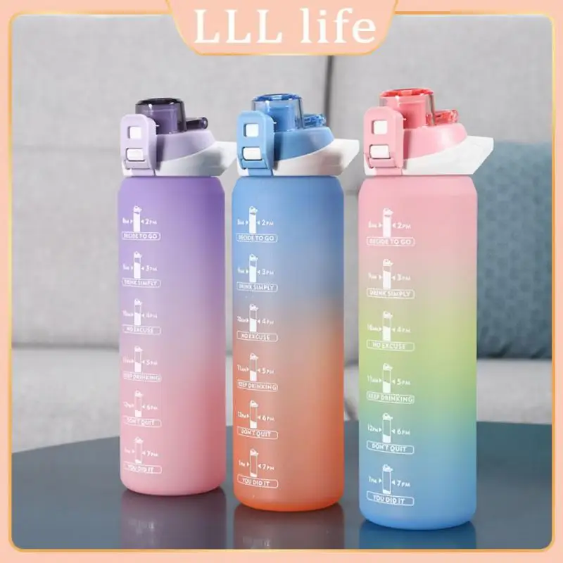 

Sealing Up Sports Bottle Portable Wrist Strap Straw Cup Multifunctional Large Capacity Water Cup Sports Water Cup Water Bottle