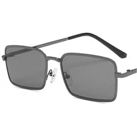 fashion sunglasses rectangle unisex sun glasses retro adumbral anti uv spectacles alloy frame eyeglasses simplity ornamental