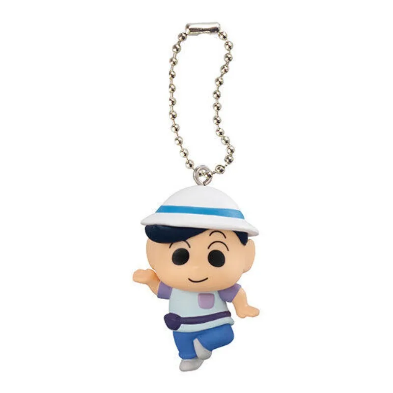 Фото Брелок 3D Bandai Gashapon Anime Crayon Shin-chan: Нохара Широ Бочан, Казама Тоору, Сато Масао, Сакурада Нене, Горячий Источник, Танцор Солнца №5