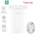 Мусорная корзина NINESTARS, мусорная корзина с датчиком движения, 2020 л