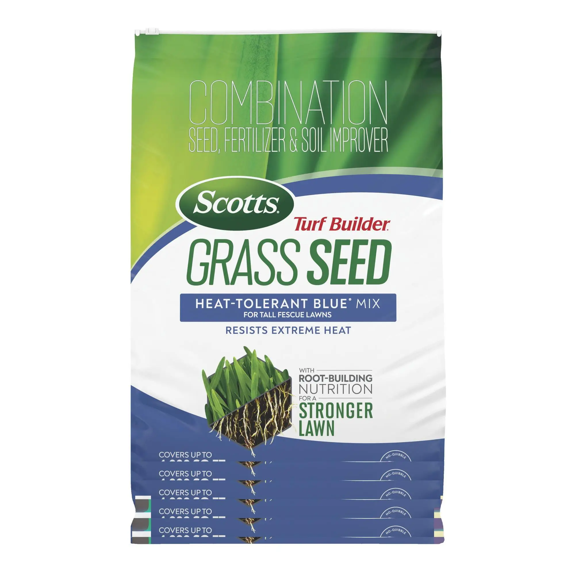 

Scotts Turf Builder Grass Seed Heat-Tolerant Blue Mix for Tall Fescue Lawns, 16 lb.