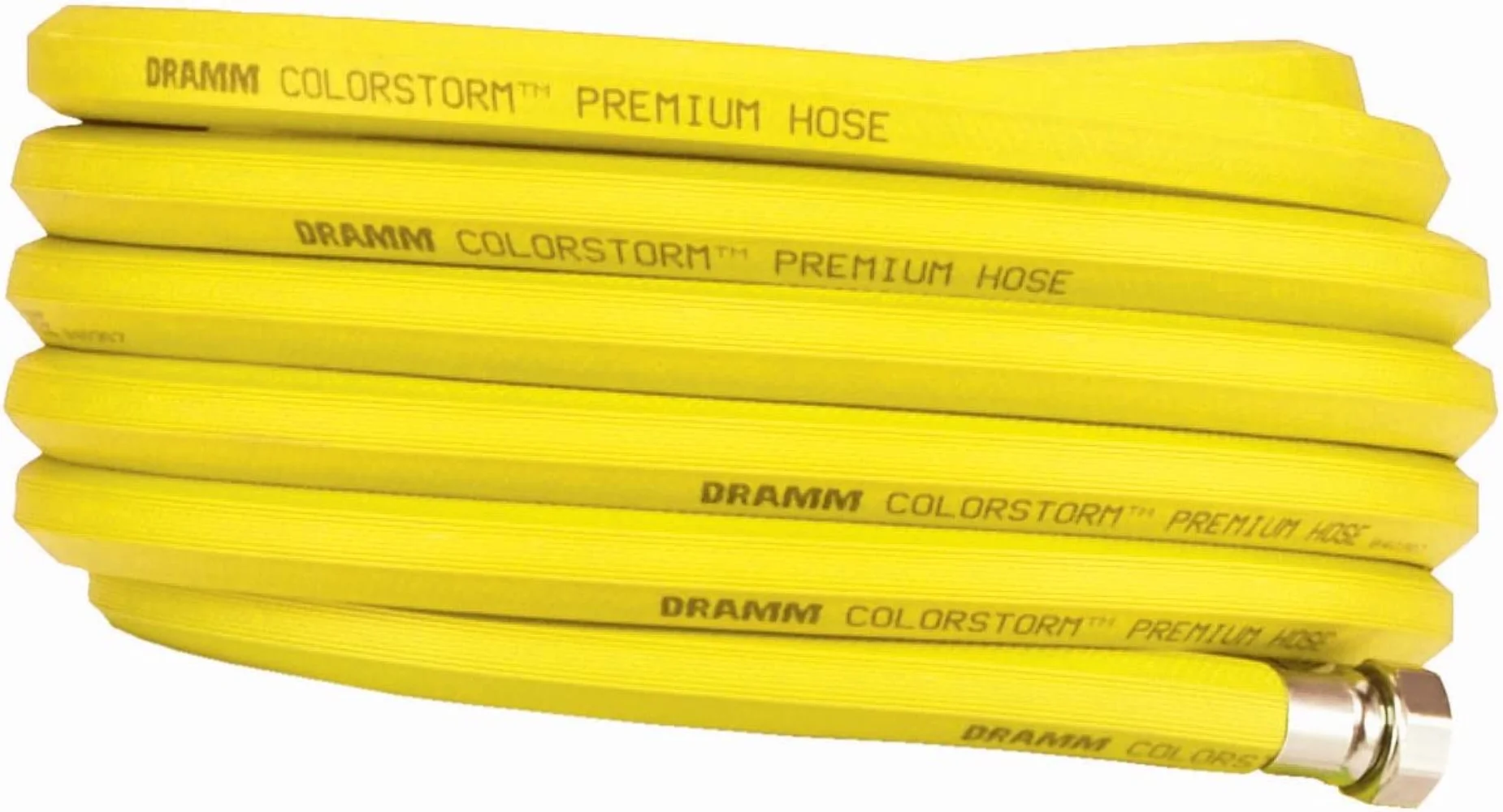 Dramm 17313 ColorStorm Premium Rubber Hose, Garden Hoses,3/4" x 100', Yellow