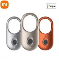 new xiaomi smart touch fingerprint padlock usb charging anti theft lock travel case drawer safety lock work with mijia app lock