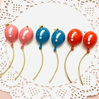 enamel red blue air balloon pendant earrings concert festival party jewelry for women girl hot air balloon earrings ballooning