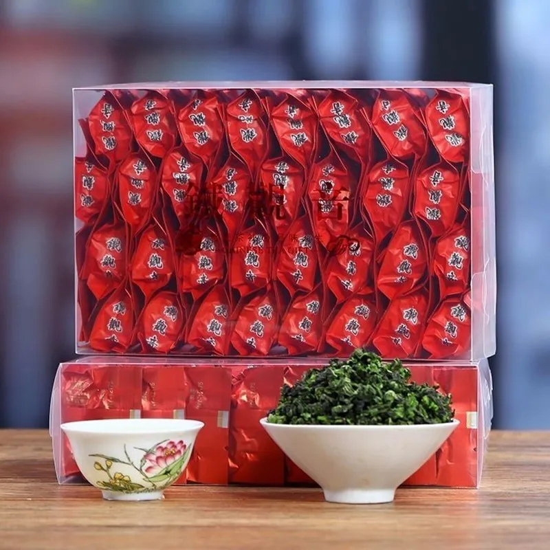 

2022 Tie kuan Yin chinese Tea Superior Oolong Tea 1725 Organic TiekuanYin Green Tea 250g for losing weight Health Careno teapot