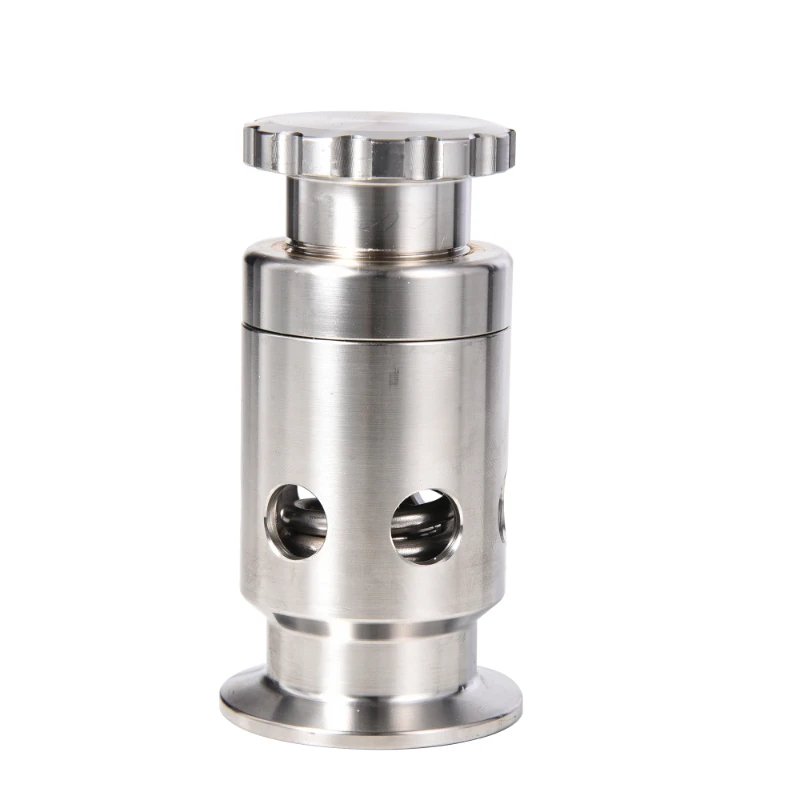 

Sanitary Stainless Steel Adjustable Air Pressure Vacuum Safety Relief Valve