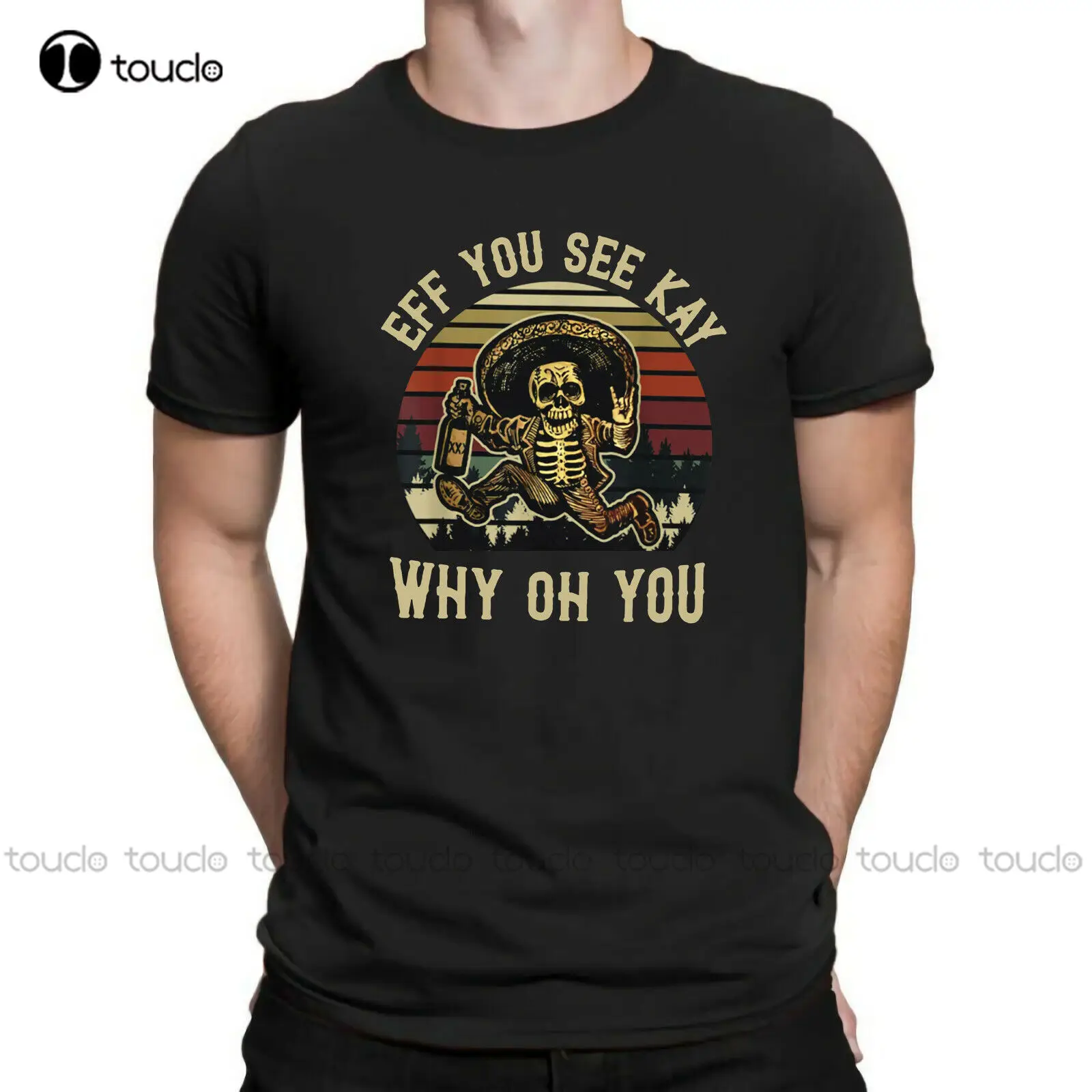 

Eff You See Kay Why Oh Dead Posada Retro Vintage Graphic T Shirt Men'S Black Tee Boys' Tops Tees & Shirts New Popular Tshirt