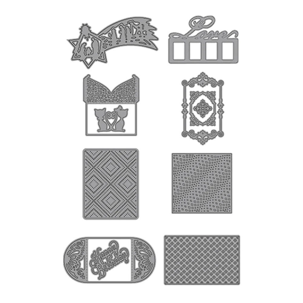 

Задний фон для оформления фотографий Металл Тиснение Die