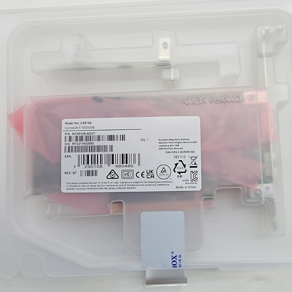 Фото Сетевая карта NIC CX512A MCX512A-ACUT ConnectX-5 10/25GbE PCIe 3.0 x8 с двумя портами №2