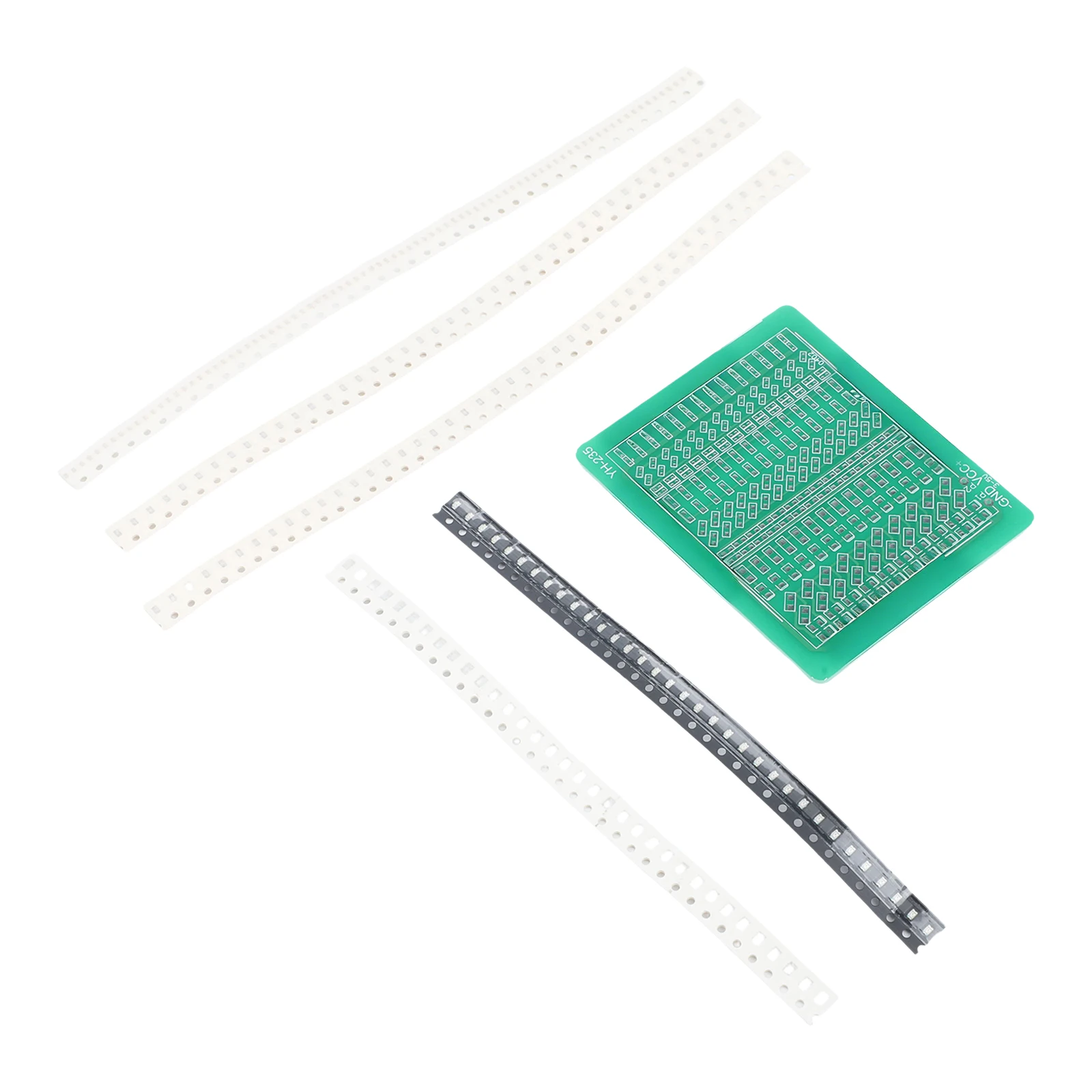 Фото Набор для практики пайки SMD 0805 0603 0402 LED, зеленая печатная плата для обучения электронике и тренировок по пайке своими руками. №5