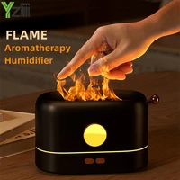 200ml flame diffuser air humidifier ultrasonic cool mist maker essential oil aroma fragrance diffuser for home bedroom office