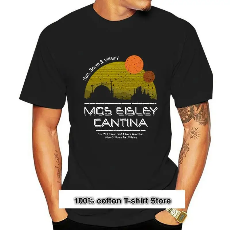 

Mos pisley Cantina-Camiseta de moda para hombre, prenda de vestir, versión Vintage