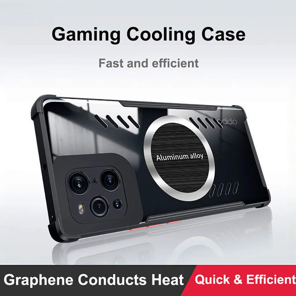 

Корпус вентилятора охлаждения для Black Shark 5 Pro, чехол из алюминиевого сплава с функцией отвода тепла и графина для Xiaomi Black Shark 5