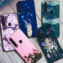 For Moto One Macro Case Silicone Soft Cute Phone Cover for Motorola Moto One Action Zoom Pro Cases Bumpers Luxury Fashion