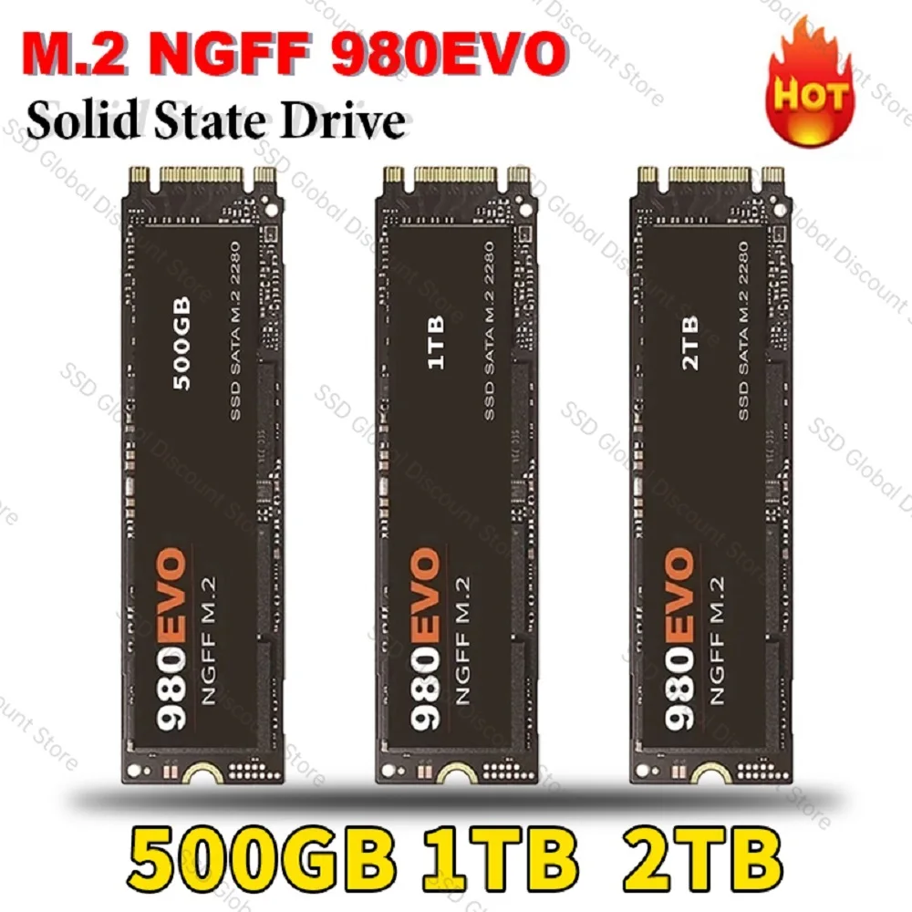 

Original SSD 1TB Hard Disk Drive M2 NGFF Internal Solid State Hard Drive 500GB 2tb 4tb ssd nvme m2 980EVO SSD for Laptop Desktop