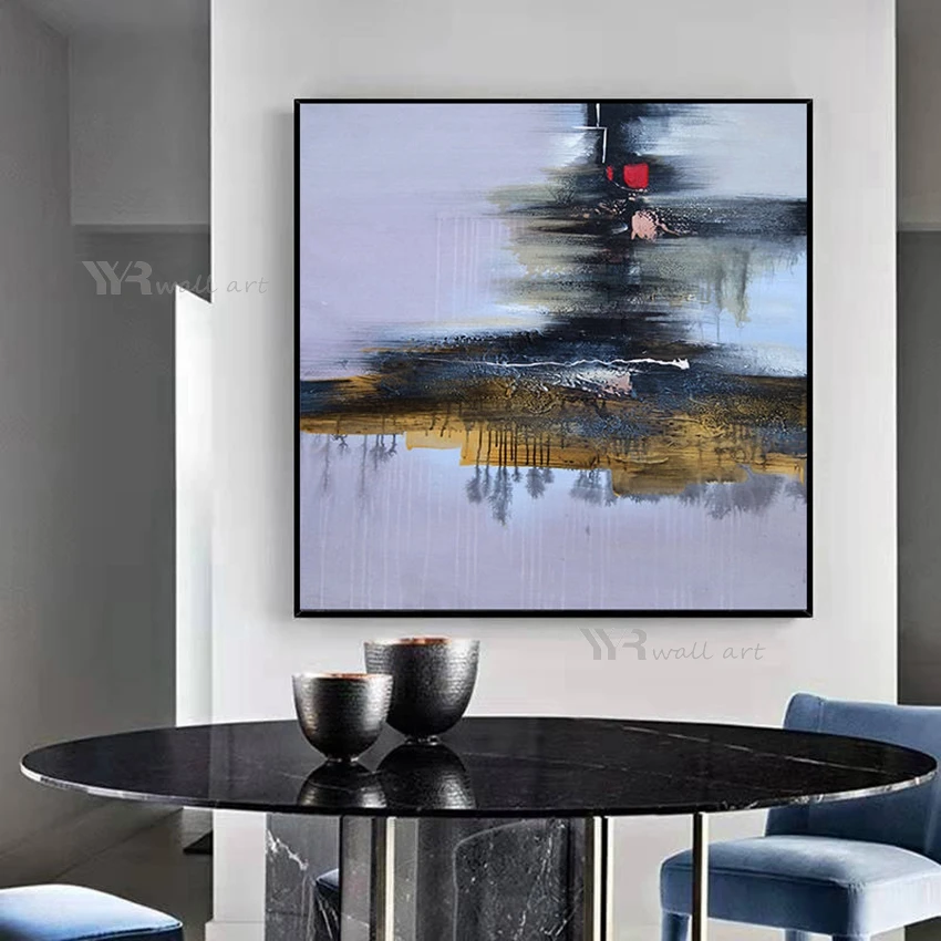 

Home Decor Painting Abstract Wall Art 100%Handmade Oil Painting on Canvas Living Room Bedroom Restaurant Acrylic Mural Frameless