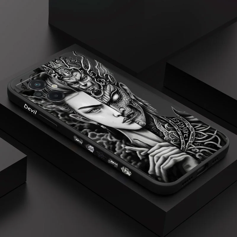 

Dark Buddha Phone Case For Xiaomi Poco M5 M5S F5 X5 F4 X4 M4 F3 M3 X3 F2 Pro X2 C40 4G 5G GT NFC Silicone Cover