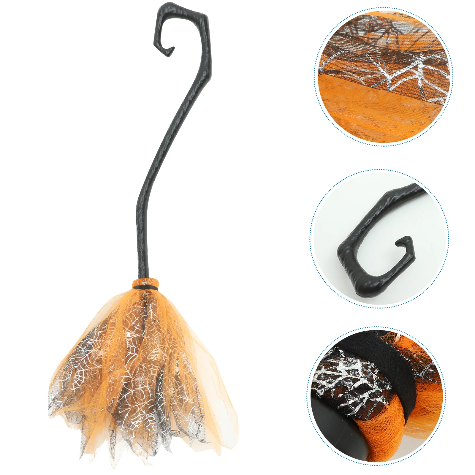 

Detachable Witch Broom Prop Halloween Party Decoration Cosplay Costume Witch Broom Prop