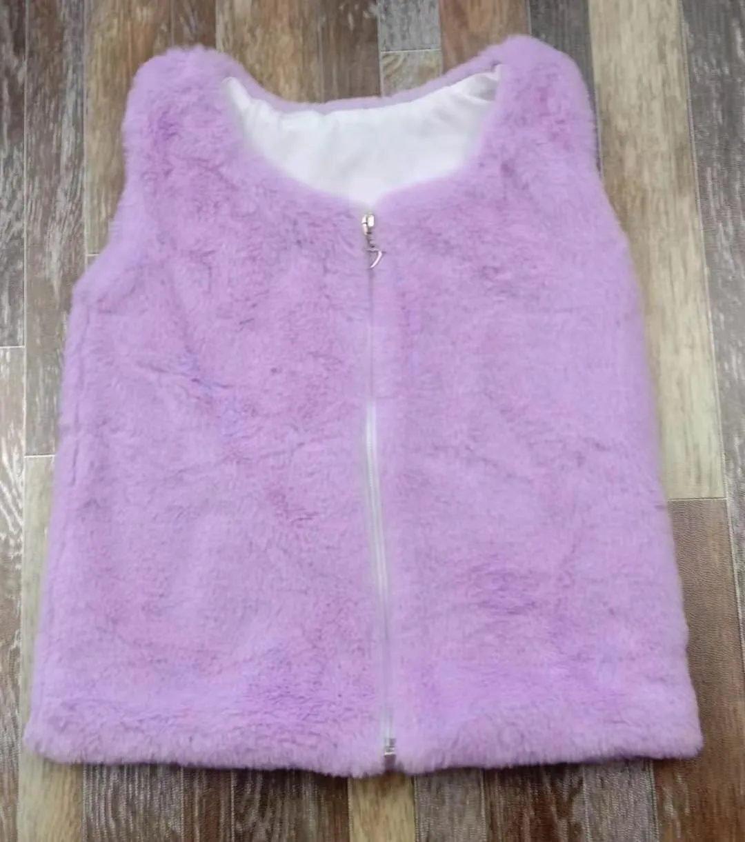 Фиолетовое зимнее пальто для девочек верхний жилет верхняя детская одежда