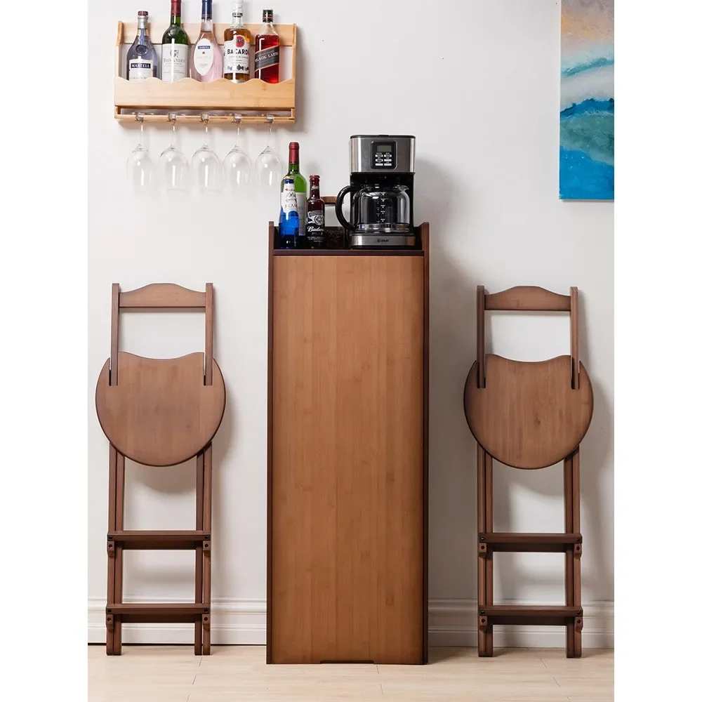 Складной стол из массива дерева современный небольшой столовый прибор для