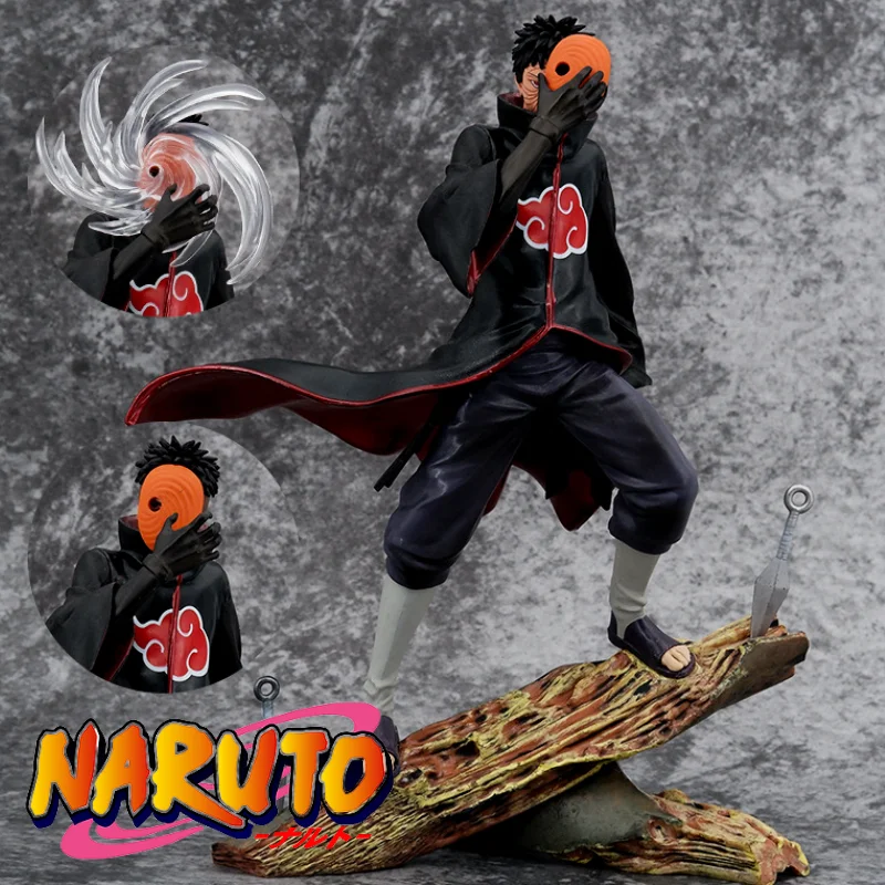 

Фигурка Наруто Gk Shippuden Akatsuki Tobi Uchiha Obito, ПВХ экшн-фигурка 26 см, статуя, Коллекционная модель, игрушки для детей