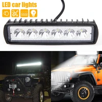 18w 6 led car led work light drl spotlight high bright waterproof auto offroad suv truck headlights driving lamp 12v