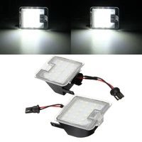 new 2pcs 12v car led side mirror light durable plastic rearview lamp signal lights super bright auto lamps