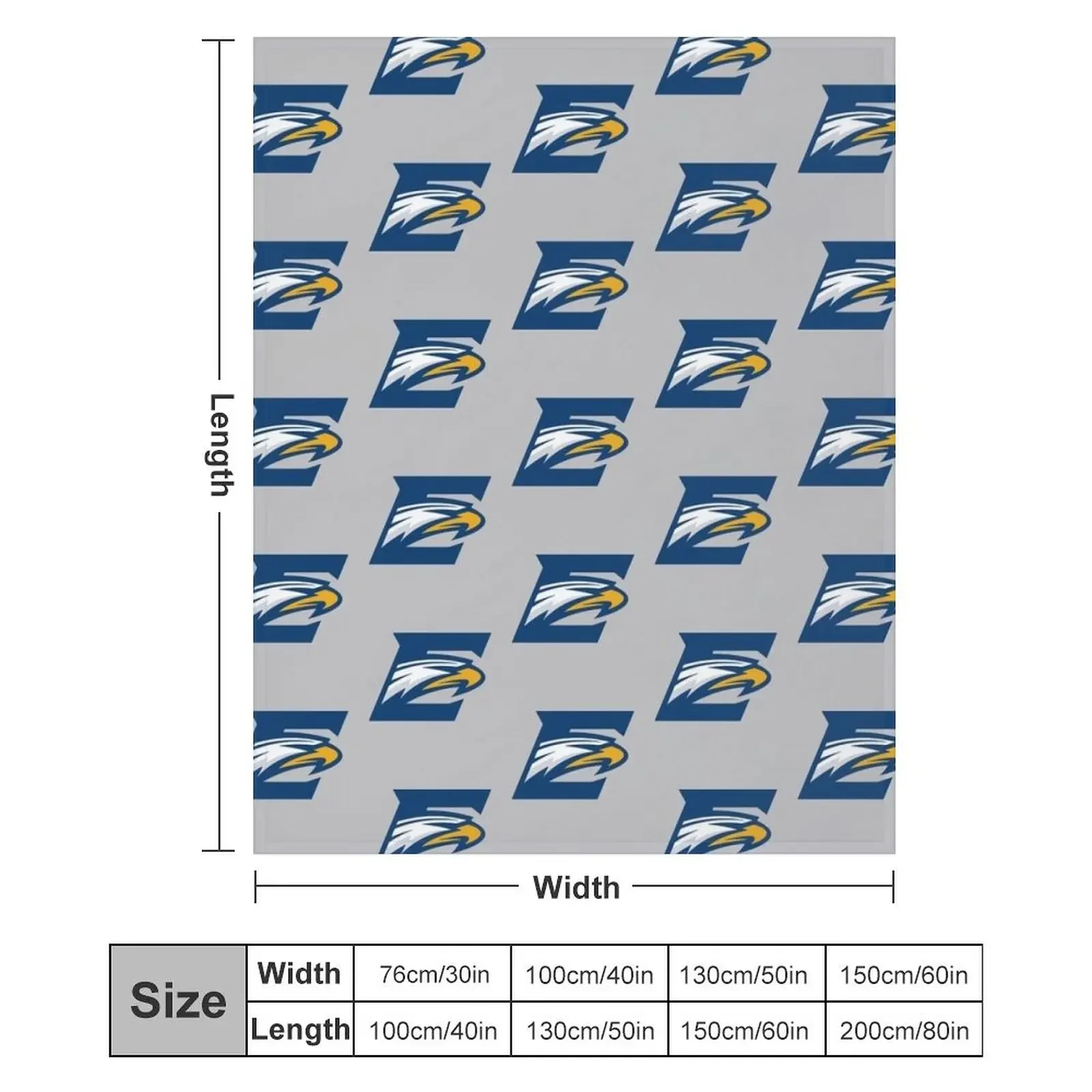 Э Emory Eagles плед флис