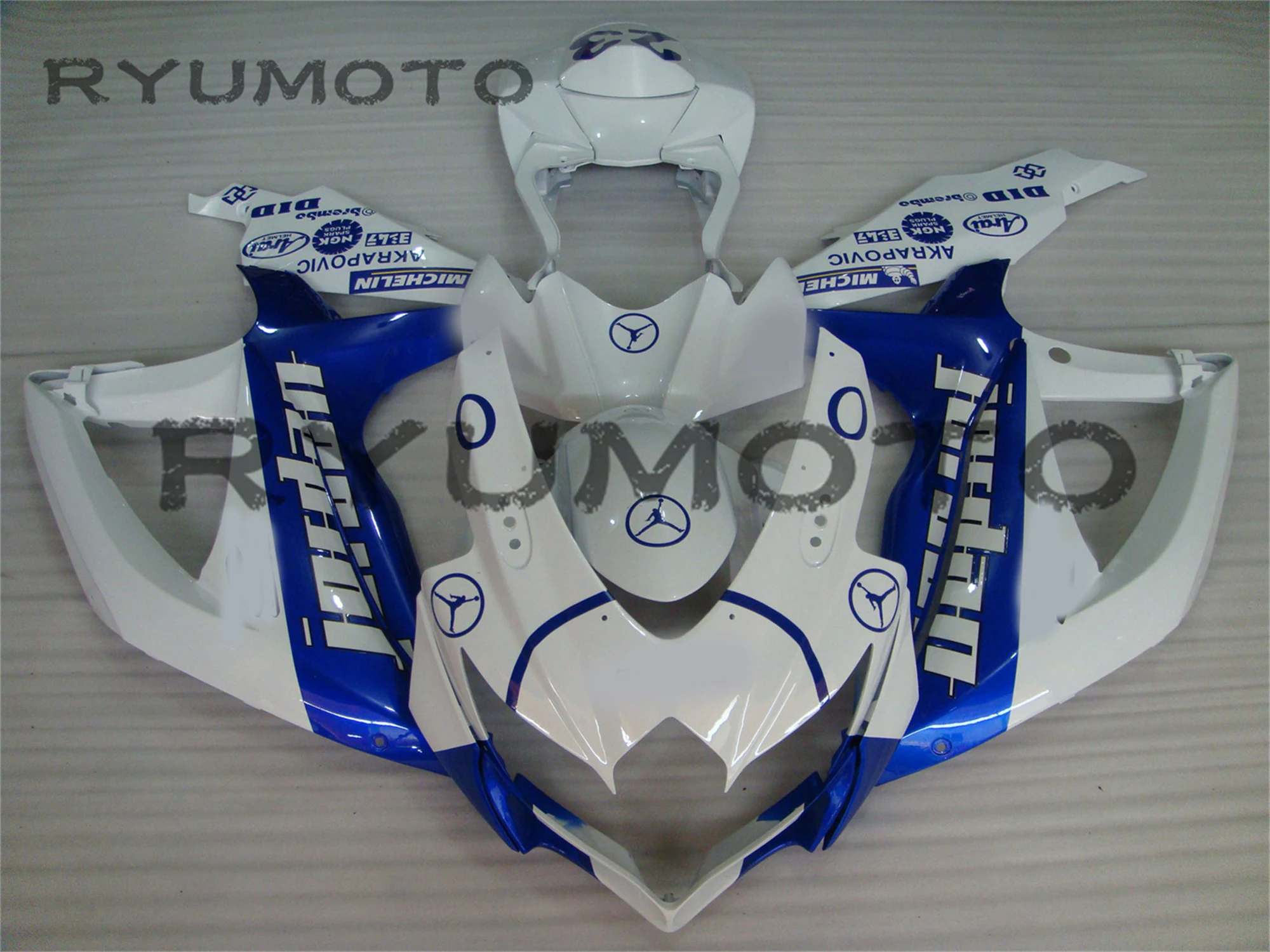 Обтекатели для литья под давлением мотоцикла для Suzuki GSXR600 GSXR750 2008 2009 2010 K8 K9 GSXR 600 750 08 09 10 Обтекатель синий белый (art.: 3920ccdaf57cc) - 3920ccdaf57cc