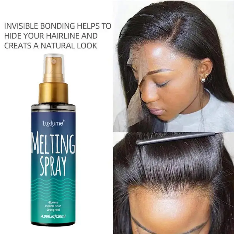 Dry Quickly Professional Wig Hair Dye Melting Spray Disposable Precisely Hairline Hair Dye Spray For Unisex