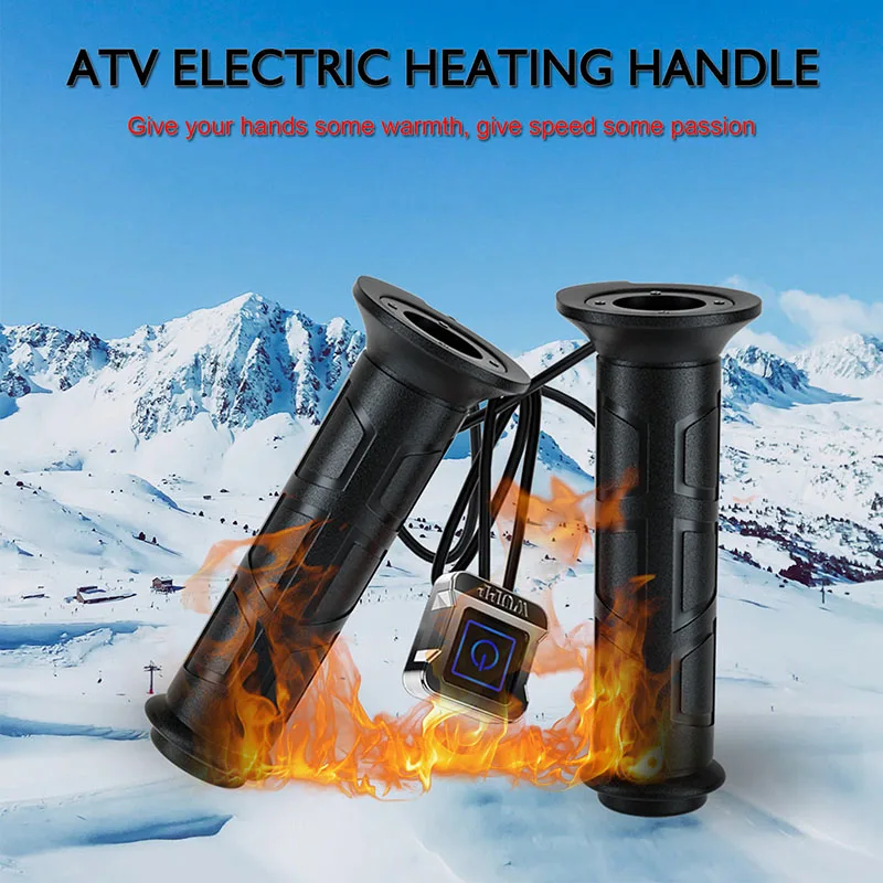 

Three-speed Switch Grip Motorcycle Electric Heated Wrap Grips Winter Warmth Electric Handle Adjustable Temperature