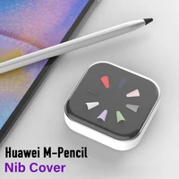 8pcs tpu soft silicone protective tip cover for huawei m pencil tablet touch screen stylus pen anti scratch nib case accessories