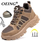 Защитная обувь, мужские промышленные ботинки, анти-прокол, рабочие ботинки, кроссовки со стальным носком, Мужская защитная обувь, не поддающаяся разрушению, 48