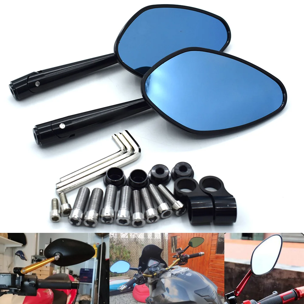 

New Universal 8mm 10mm Motorcycle rearview mirror CNC aluminum alloy For MV Agusta Brutale 910R 989R 920 990 1078RR 1090 F4 750S