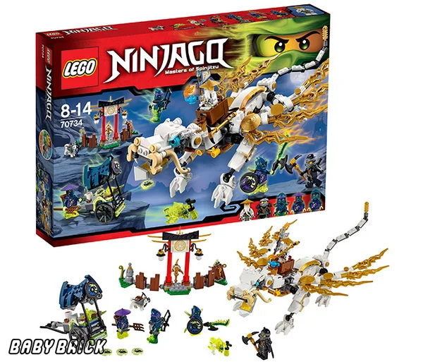 Конструктор Lego NinjaGo Дракон Сэнсэя Ву (Lego 70734) | Игрушки и хобби