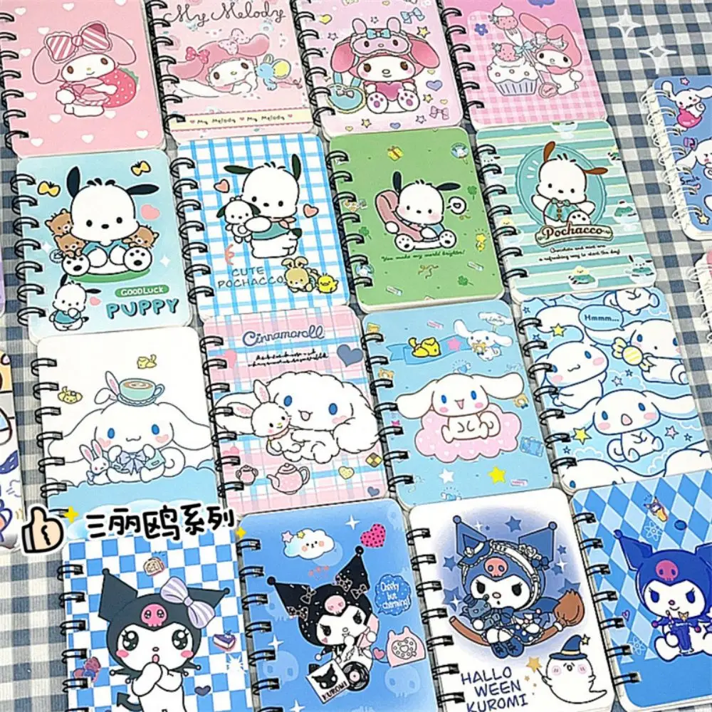

Kawaii Sanrio Pochacco Pocket Notebook Anime Mini Notepad Cartoon Portable Notebook Stationery Office School Supplies Girl Gifts