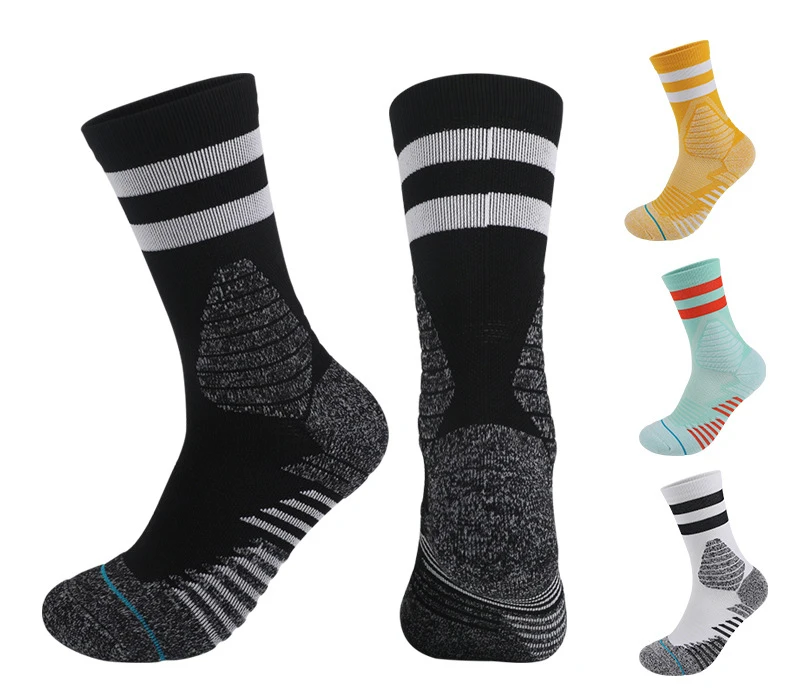 Basketball Ball Men Women Sock Sports Breathable Compression Running Riding Cycling Knee high Basketball Biking Hockey Soccer